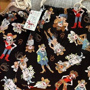 Stylish Black and Multicolor Women's Bag